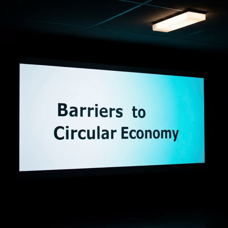 Barriers to circular Economy